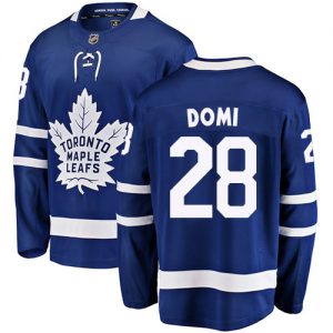 Pánské NHL Toronto Maple Leafs dresy 28 Tie Domi Breakaway královská modrá Fanatics Branded Domácí