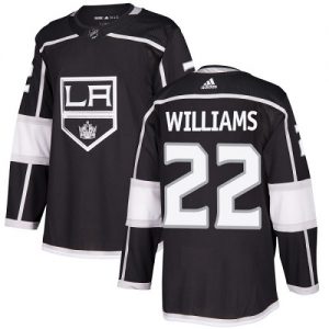Pánské NHL Los Angeles Kings dresy 22 Tiger Williams Authentic Černá Adidas Domácí