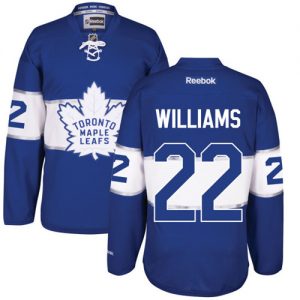 Pánské NHL Toronto Maple Leafs dresy 22 Tiger Williams Authentic královská modrá Reebok 2017 Centennial Classic