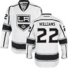 Dámské NHL Los Angeles Kings dresy 22 Tiger Williams Authentic Bílý Reebok Venkovní hokejové dresy