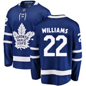 Pánské NHL Toronto Maple Leafs dresy 22 Tiger Williams Breakaway královská modrá Fanatics Branded Domácí