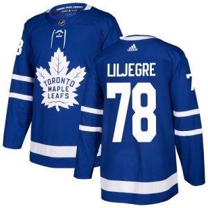 Dětské NHL Toronto Maple Leafs dresy 78 Timothy Liljegre Authentic královská modrá Adidas Domácí