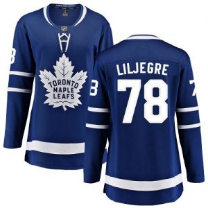 Dámské NHL Toronto Maple Leafs dresy 78 Timothy Liljegre Breakaway královská modrá Fanatics Branded Domácí