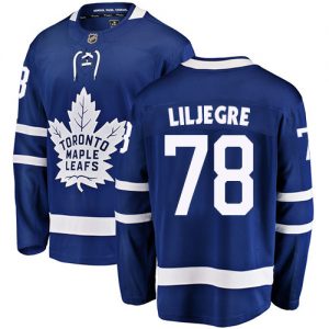 Dětské NHL Toronto Maple Leafs dresy 78 Timothy Liljegre Breakaway královská modrá Fanatics Branded Domácí