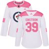 Dámské NHL Winnipeg Jets dresy 39 Tobias Enstrom Authentic Bílý Růžový Adidas Fashion