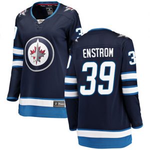 Dámské NHL Winnipeg Jets dresy 39 Tobias Enstrom Breakaway Námořnická modrá Fanatics Branded Domácí