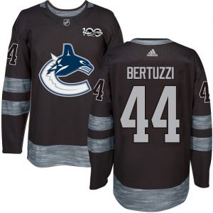 Pánské NHL Vancouver Canucks dresy 44 Todd Bertuzzi Authentic Černá Adidas 1917 2017 100th Anniversary