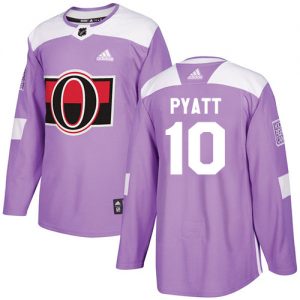 Dětské NHL Ottawa Senators dresy 10 Tom Pyatt Authentic Nachový Adidas Fights Cancer Practice