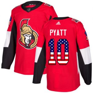 Dětské NHL Ottawa Senators dresy 10 Tom Pyatt Authentic Červené Adidas USA Flag Fashion
