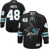 Dětské NHL San Jose Sharks dresy 48 Tomas Hertl Authentic Černá Reebok Alternativní hokejové dresy