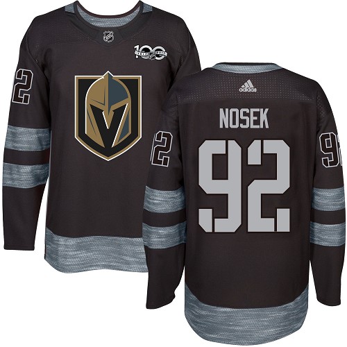 Pánské NHL Vegas Golden Knights dresy 92 Tomas Nosek Authentic Černá Adidas 1917 2017 100th Anniversary