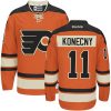 Pánské NHL Philadelphia Flyers dresy 11 Travis Konecny Authentic Oranžový Reebok New Alternativní