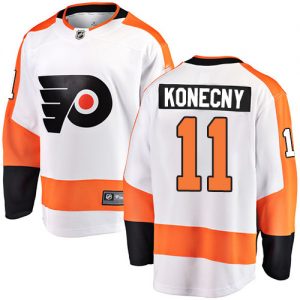 Pánské NHL Philadelphia Flyers dresy 11 Travis Konecny Breakaway Bílý Fanatics Branded Venkovní