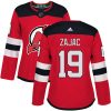 Dámské NHL New Jersey Devils dresy 19 Travis Zajac Authentic Červené Adidas Domácí