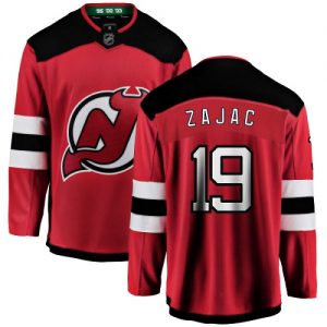 Pánské NHL New Jersey Devils dresy 19 Travis Zajac Breakaway Červené Fanatics Branded Domácí