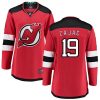 Dámské NHL New Jersey Devils dresy 19 Travis Zajac Breakaway Červené Fanatics Branded Domácí