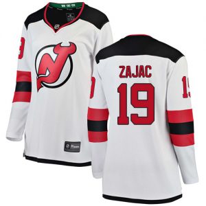 Dámské NHL New Jersey Devils dresy 19 Travis Zajac Breakaway Bílý Fanatics Branded Venkovní