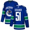 Pánské NHL Vancouver Canucks dresy 51 Troy Stecher Authentic modrá Adidas Domácí