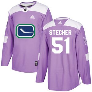 Pánské NHL Vancouver Canucks dresy 51 Troy Stecher Authentic Nachový Adidas Fights Cancer Practice