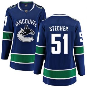 Dámské NHL Vancouver Canucks dresy 51 Troy Stecher Breakaway modrá Fanatics Branded Domácí