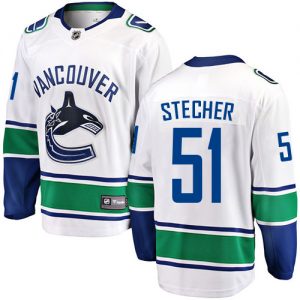 Dětské NHL Vancouver Canucks dresy Troy Stecher Breakaway Bílý Fanatics Branded 51 Venkovní