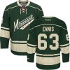 Pánské NHL Minnesota Wild dresy 63 Tyler Ennis Authentic Zelená Reebok Alternativní hokejové dresy
