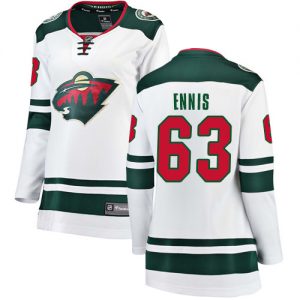 Dámské NHL Minnesota Wild dresy 63 Tyler Ennis Breakaway Bílý Fanatics Branded Venkovní