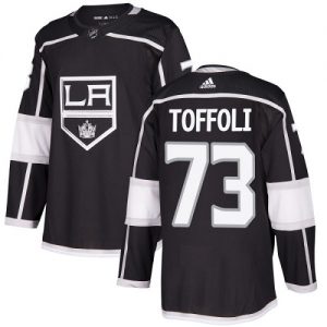Pánské NHL Los Angeles Kings dresy 73 Tyler Toffoli Authentic Černá Adidas Domácí