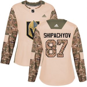Dámské NHL Vegas Golden Knights dresy 87 Vadim Shipachyov Authentic Camo Adidas Veterans Day Practice