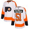 Dámské NHL Philadelphia Flyers dresy 51 Valtteri Filppula Authentic Bílý Adidas Venkovní
