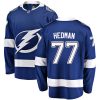 Pánské NHL Tampa Bay Lightning dresy 77 Victor Hedman Breakaway modrá Fanatics Branded Domácí