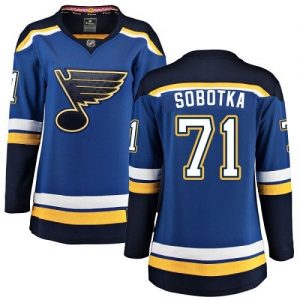 Dámské NHL St. Louis Blues dresy 71 Vladimir Sobotka Breakaway královská modrá Fanatics Branded Domácí
