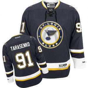 Pánské NHL St. Louis Blues dresy 91 Vladimir Tarasenko Authentic Námořnická modrá Reebok Alternativní hokejové dresy