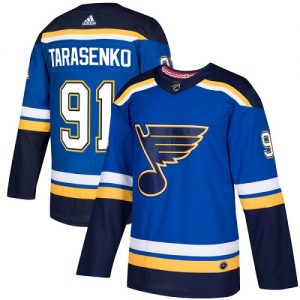 Pánské NHL St. Louis Blues dresy 91 Vladimir Tarasenko Authentic královská modrá Adidas Domácí