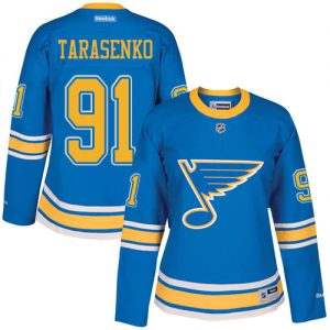 Dámské NHL St. Louis Blues dresy 91 Vladimir Tarasenko Authentic modrá Reebok 2017 Winter Classic