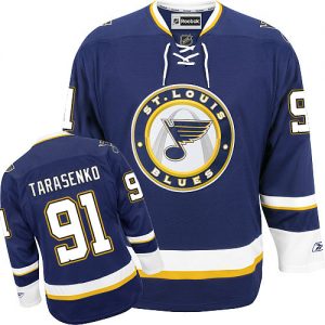 Dámské NHL St. Louis Blues dresy 91 Vladimir Tarasenko Authentic Námořnická modrá Reebok Alternativní hokejové dresy