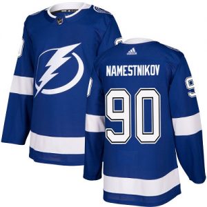 Pánské NHL Tampa Bay Lightning dresy 90 Vladislav Namestnikov Authentic královská modrá Adidas Domácí