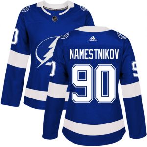 Dámské NHL Tampa Bay Lightning dresy 90 Vladislav Namestnikov Authentic královská modrá Adidas Domácí