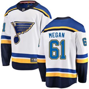 Pánské NHL St. Louis Blues dresy 61 Wade Megan Breakaway Bílý Fanatics Branded Venkovní