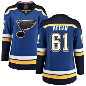 Dámské NHL St. Louis Blues dresy 61 Wade Megan Breakaway královská modrá Fanatics Branded Domácí