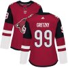 Dámské NHL Arizona Coyotes dresy Wayne Gretzky 99 Authentic Burgundy Červené Adidas Domácí