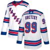 Dámské NHL New York Rangers dresy Wayne Gretzky 99 Authentic Bílý Adidas Venkovní