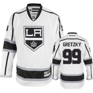 Dámské NHL Los Angeles Kings dresy Wayne Gretzky 99 Authentic Bílý Reebok Venkovní hokejové dresy