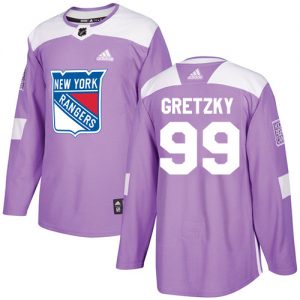 Dětské NHL New York Rangers dresy Wayne Gretzky 99 Authentic Nachový Adidas Fights Cancer Practice