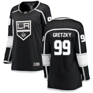 Dámské NHL Los Angeles Kings dresy Wayne Gretzky 99 Breakaway Černá Fanatics Branded Domácí