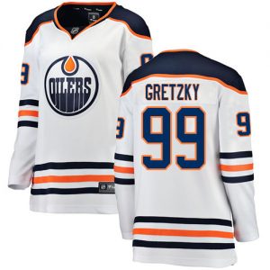 Dámské NHL Edmonton Oilers dresy Wayne Gretzky 99 Breakaway Bílý Fanatics Branded Venkovní