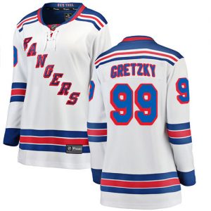 Dámské NHL New York Rangers dresy Wayne Gretzky 99 Breakaway Bílý Fanatics Branded Venkovní