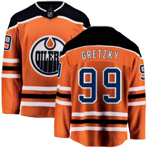 Dětské NHL Edmonton Oilers dresy Wayne Gretzky 99 Breakaway Oranžový Fanatics Branded Domácí