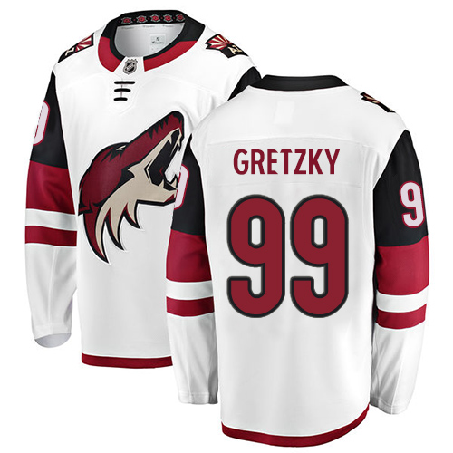 Dětské NHL Arizona Coyotes dresy Wayne Gretzky 99 Breakaway Bílý Fanatics Branded Venkovní