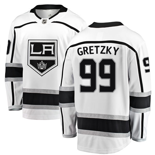 Dětské NHL Los Angeles Kings dresy Wayne Gretzky 99 Breakaway Bílý Fanatics Branded Venkovní
